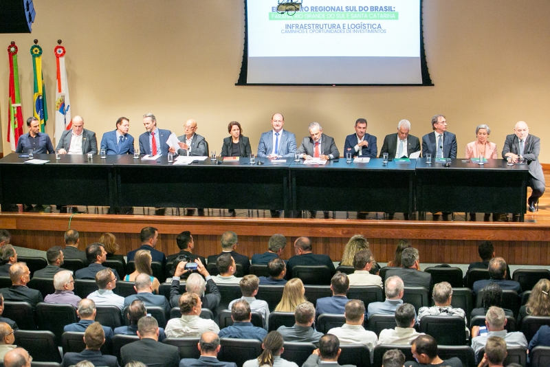 Codesul Santa Catarina participa do Seminário Rodovias, Portos e Ferrovias na Assembleia Legislativa