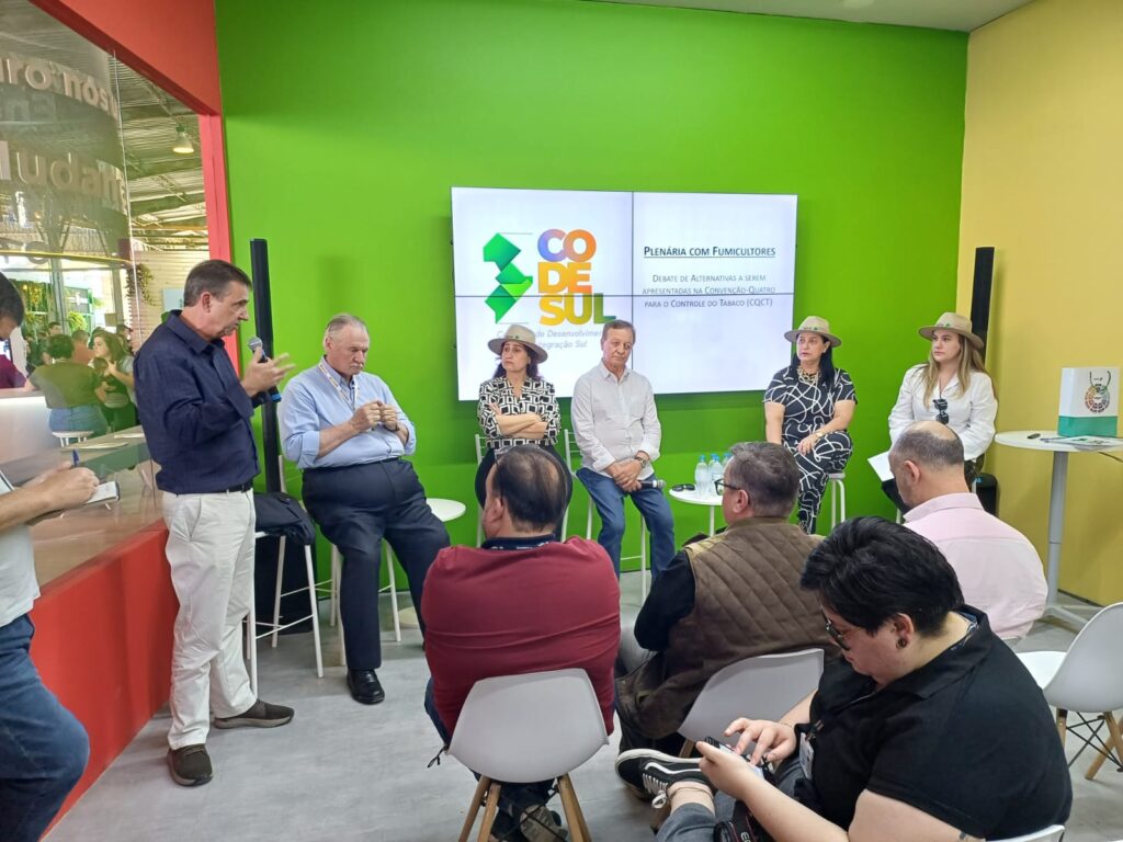 Codesul ouve reivindicações da cadeia produtiva do tabaco, na Expointer