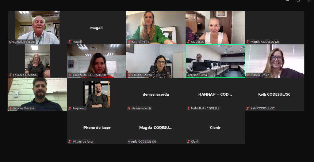 Secretários do Codesul realizam a primeira reunião de 2025